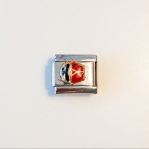 Ladybug Italian Charm Bracelet Charm